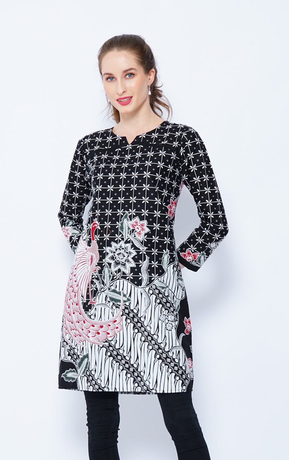 model baju batik wanita - Tunik Realina