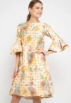 Dress Freesia in Peach - Rianty Batik x Bramanta Wijaya