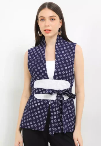 Atasan Outer Sonya dan Obi Belt - Rianty Batik