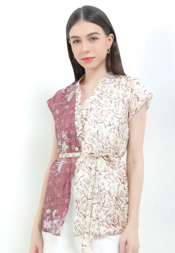 Vest Tali Batik Cap Viscose Akayna - Rianty Batik